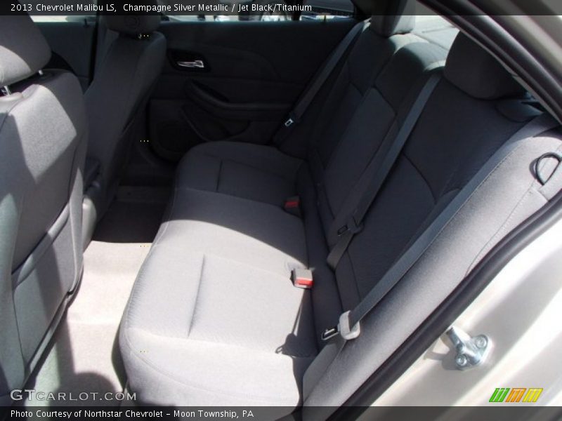 Champagne Silver Metallic / Jet Black/Titanium 2013 Chevrolet Malibu LS
