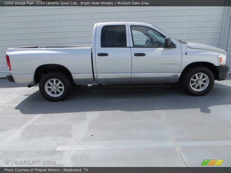 Bright Silver Metallic / Medium Slate Gray 2006 Dodge Ram 1500 Laramie Quad Cab