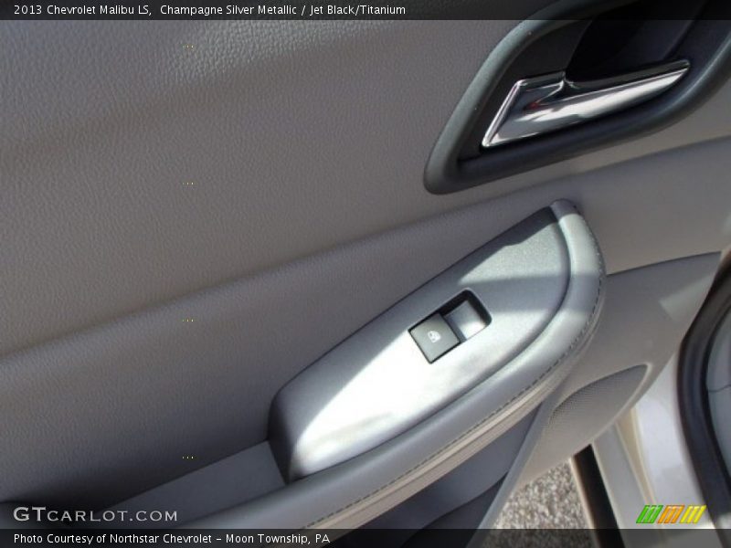 Champagne Silver Metallic / Jet Black/Titanium 2013 Chevrolet Malibu LS