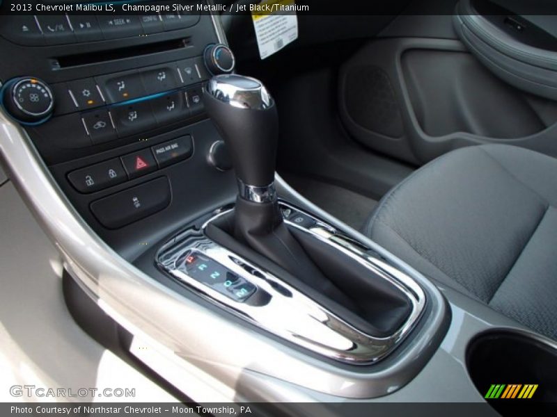 Champagne Silver Metallic / Jet Black/Titanium 2013 Chevrolet Malibu LS