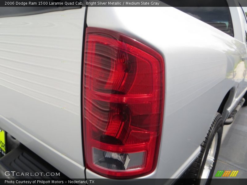 Bright Silver Metallic / Medium Slate Gray 2006 Dodge Ram 1500 Laramie Quad Cab