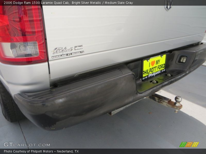 Bright Silver Metallic / Medium Slate Gray 2006 Dodge Ram 1500 Laramie Quad Cab