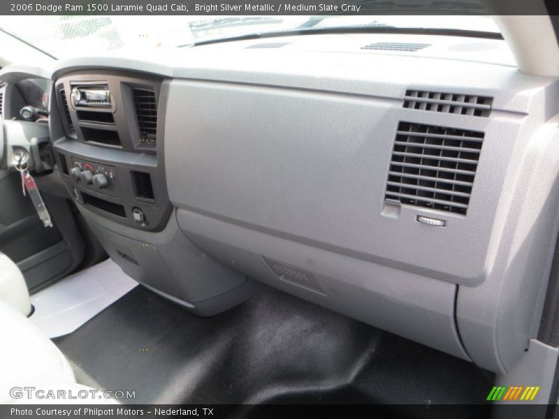 Bright Silver Metallic / Medium Slate Gray 2006 Dodge Ram 1500 Laramie Quad Cab