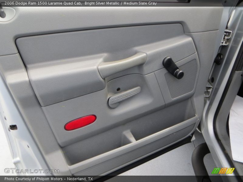Bright Silver Metallic / Medium Slate Gray 2006 Dodge Ram 1500 Laramie Quad Cab