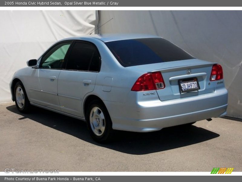 Opal Silver Blue Metallic / Gray 2005 Honda Civic Hybrid Sedan