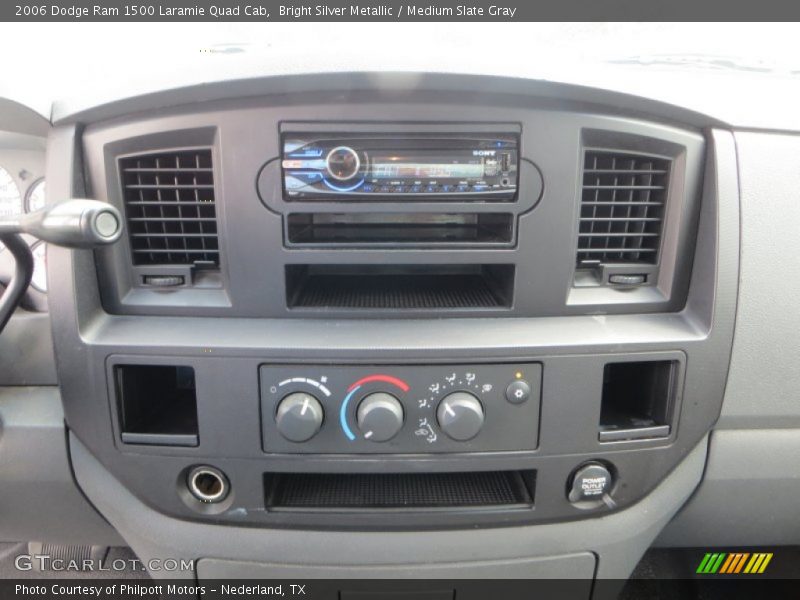 Bright Silver Metallic / Medium Slate Gray 2006 Dodge Ram 1500 Laramie Quad Cab