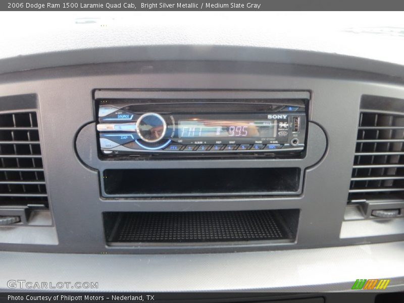 Bright Silver Metallic / Medium Slate Gray 2006 Dodge Ram 1500 Laramie Quad Cab