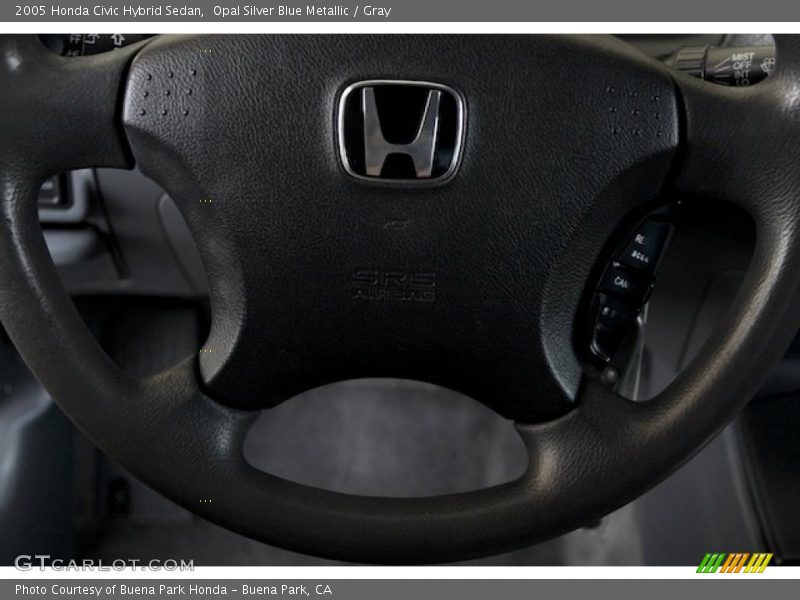 Opal Silver Blue Metallic / Gray 2005 Honda Civic Hybrid Sedan