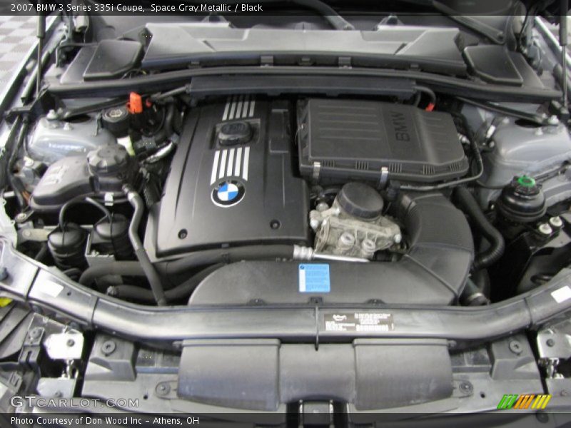 Space Gray Metallic / Black 2007 BMW 3 Series 335i Coupe