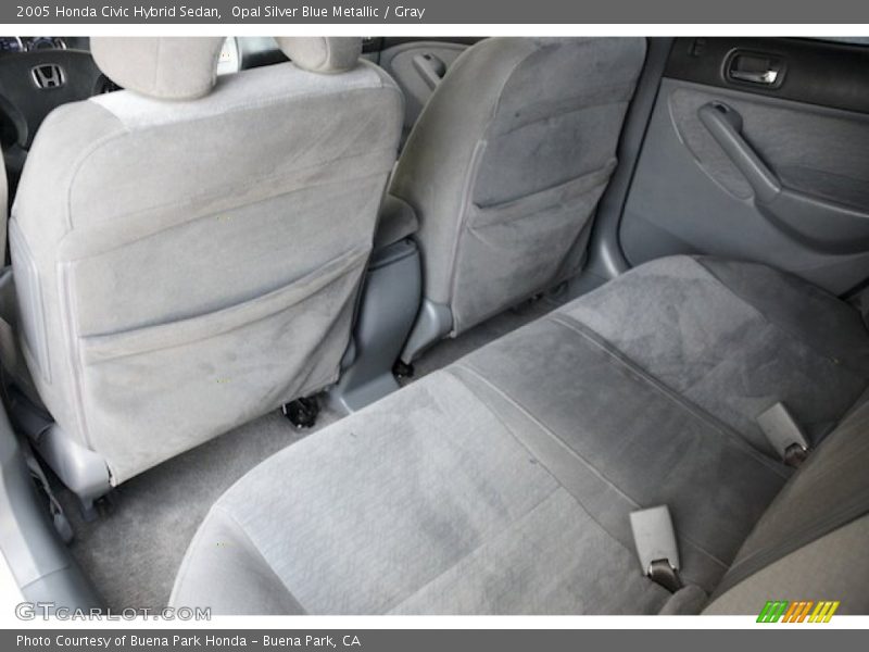 Opal Silver Blue Metallic / Gray 2005 Honda Civic Hybrid Sedan