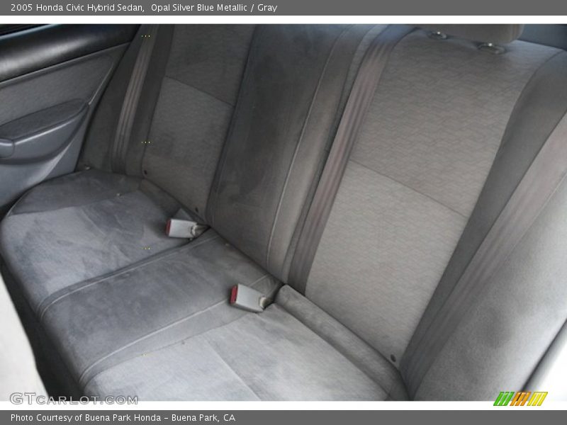 Opal Silver Blue Metallic / Gray 2005 Honda Civic Hybrid Sedan