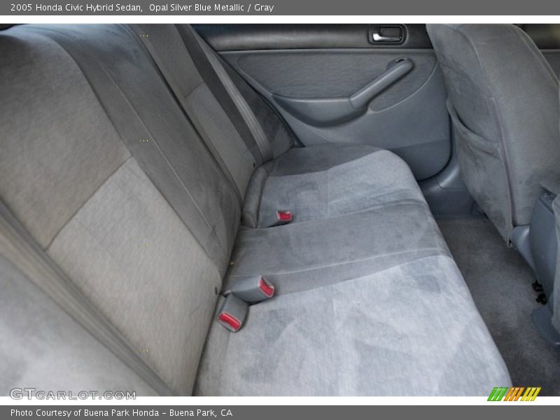 Opal Silver Blue Metallic / Gray 2005 Honda Civic Hybrid Sedan