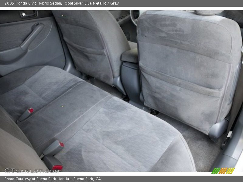 Opal Silver Blue Metallic / Gray 2005 Honda Civic Hybrid Sedan