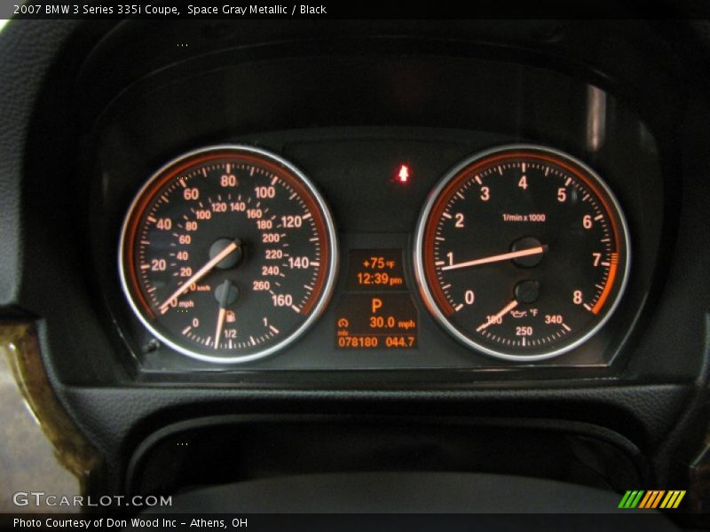 Space Gray Metallic / Black 2007 BMW 3 Series 335i Coupe