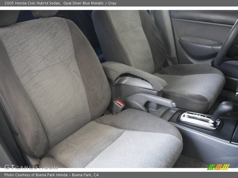 Opal Silver Blue Metallic / Gray 2005 Honda Civic Hybrid Sedan