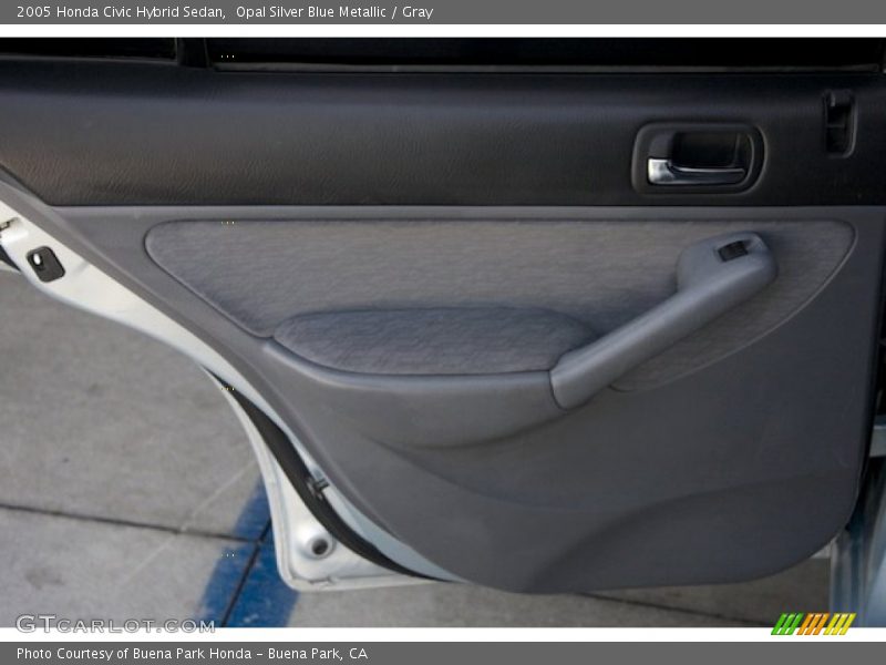 Opal Silver Blue Metallic / Gray 2005 Honda Civic Hybrid Sedan