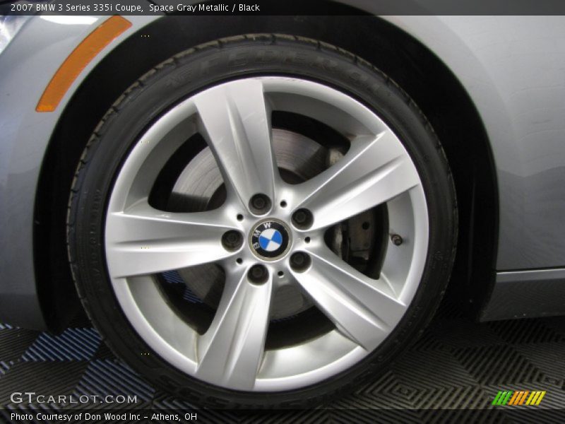 Space Gray Metallic / Black 2007 BMW 3 Series 335i Coupe