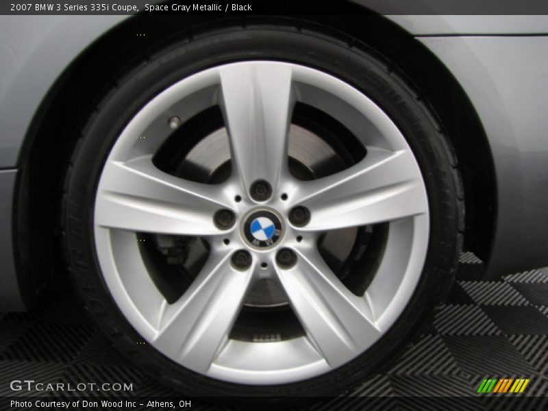 Space Gray Metallic / Black 2007 BMW 3 Series 335i Coupe