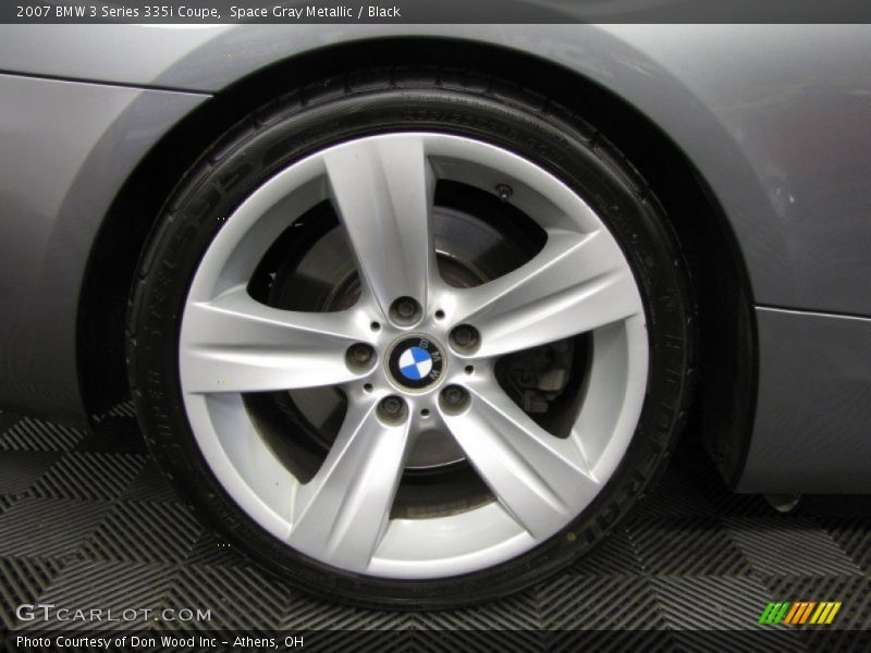 Space Gray Metallic / Black 2007 BMW 3 Series 335i Coupe
