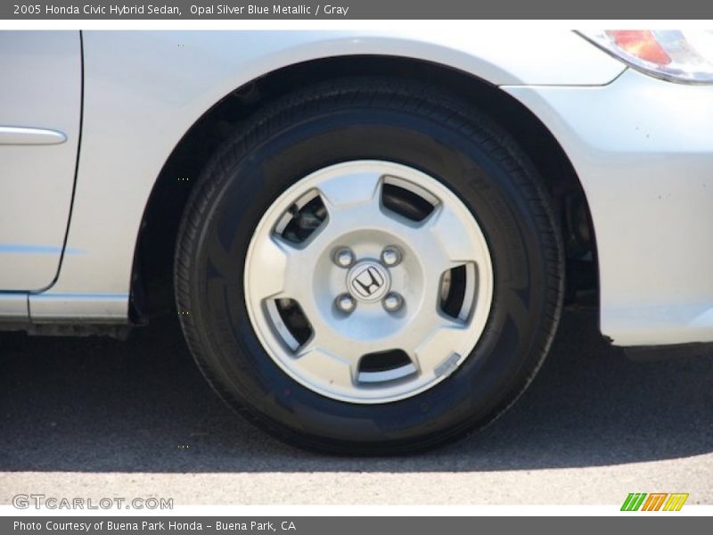 Opal Silver Blue Metallic / Gray 2005 Honda Civic Hybrid Sedan