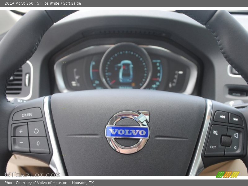 Ice White / Soft Beige 2014 Volvo S60 T5