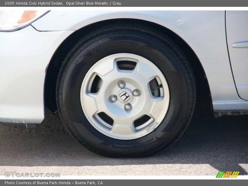 Opal Silver Blue Metallic / Gray 2005 Honda Civic Hybrid Sedan