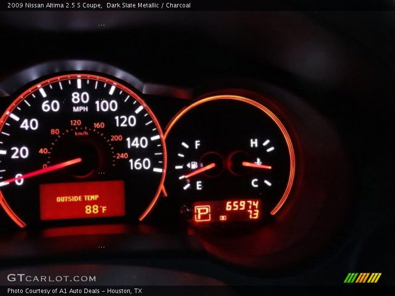 Dark Slate Metallic / Charcoal 2009 Nissan Altima 2.5 S Coupe