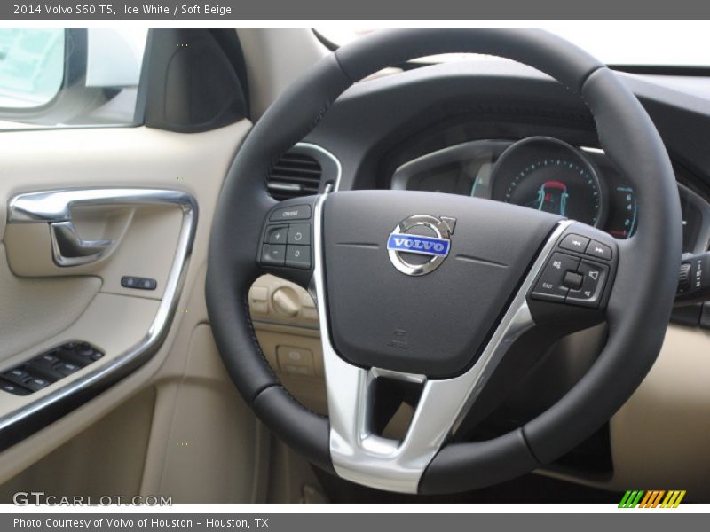 Ice White / Soft Beige 2014 Volvo S60 T5