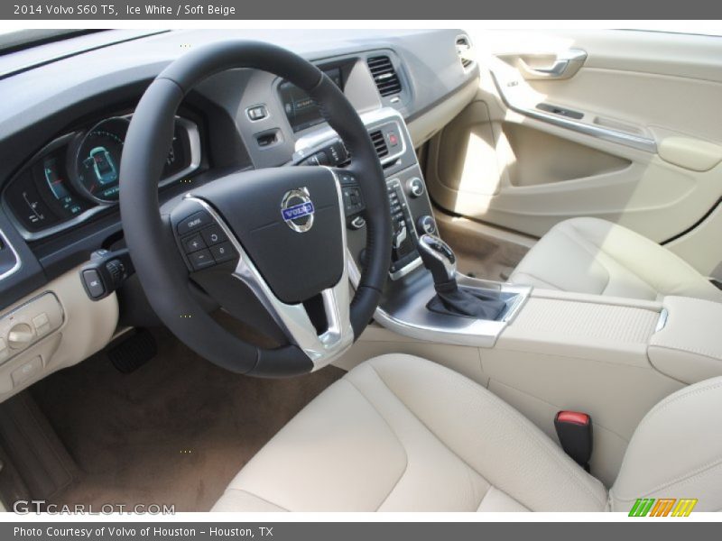  2014 S60 T5 Soft Beige Interior