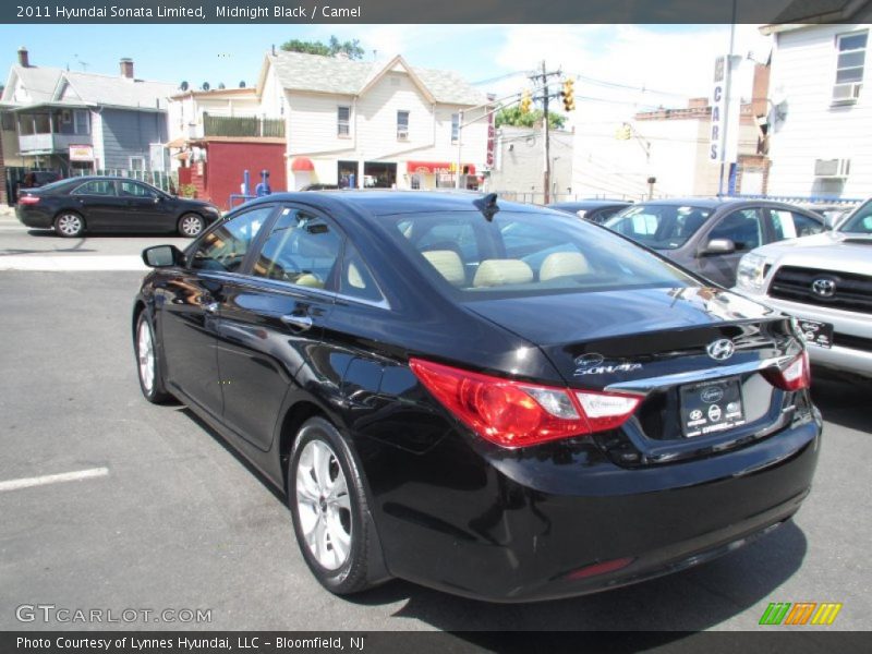 Midnight Black / Camel 2011 Hyundai Sonata Limited