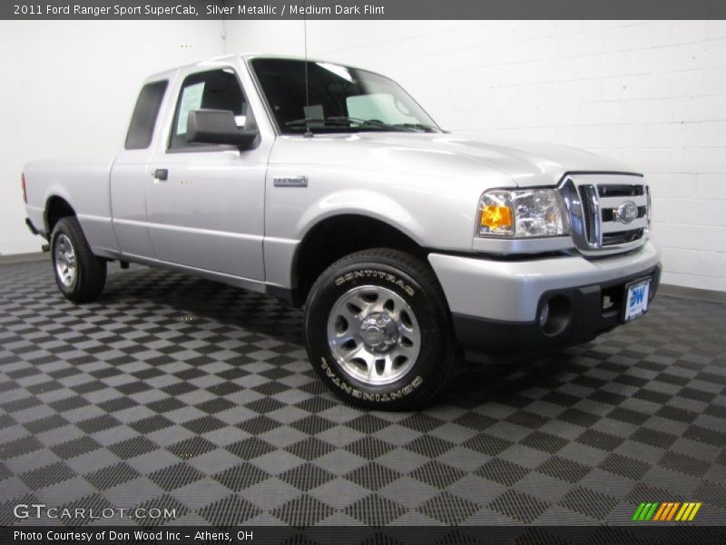Silver Metallic / Medium Dark Flint 2011 Ford Ranger Sport SuperCab