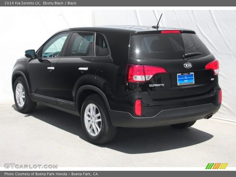 Ebony Black / Black 2014 Kia Sorento LX