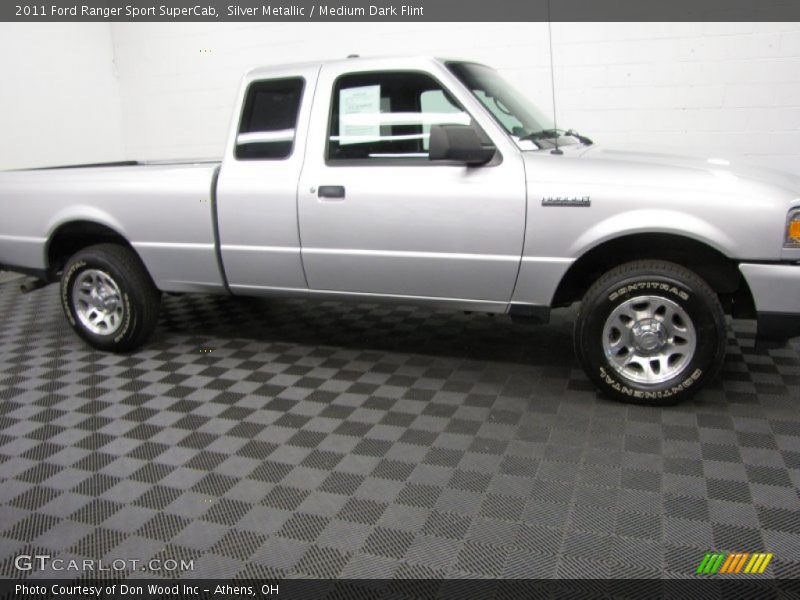 Silver Metallic / Medium Dark Flint 2011 Ford Ranger Sport SuperCab