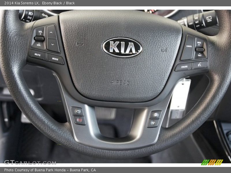 Ebony Black / Black 2014 Kia Sorento LX