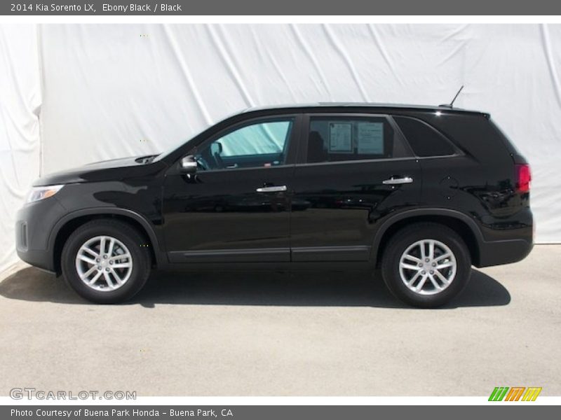 Ebony Black / Black 2014 Kia Sorento LX