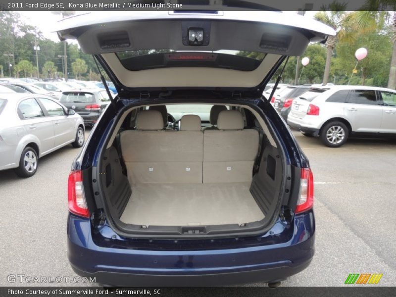 Kona Blue Metallic / Medium Light Stone 2011 Ford Edge SE