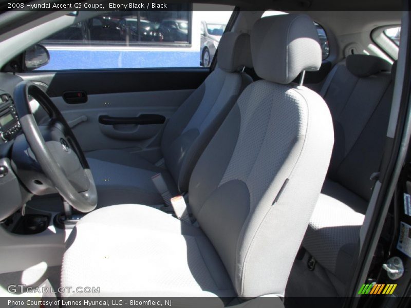 Ebony Black / Black 2008 Hyundai Accent GS Coupe