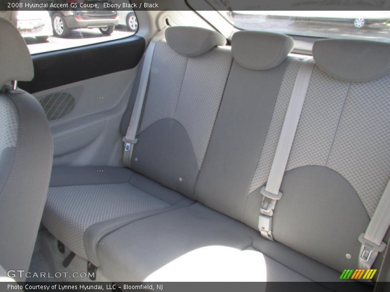 Ebony Black / Black 2008 Hyundai Accent GS Coupe