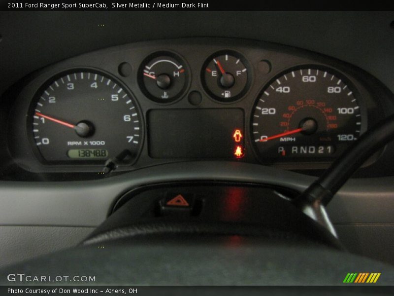 Silver Metallic / Medium Dark Flint 2011 Ford Ranger Sport SuperCab