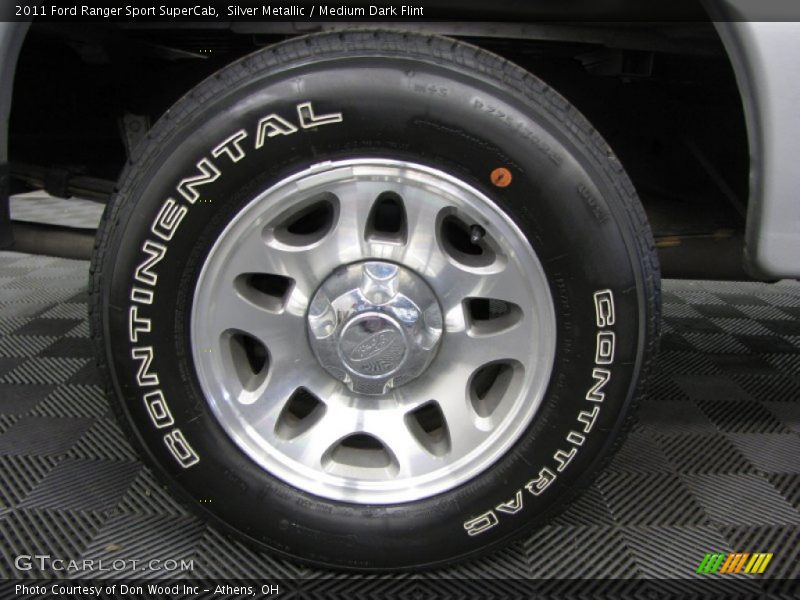 Silver Metallic / Medium Dark Flint 2011 Ford Ranger Sport SuperCab