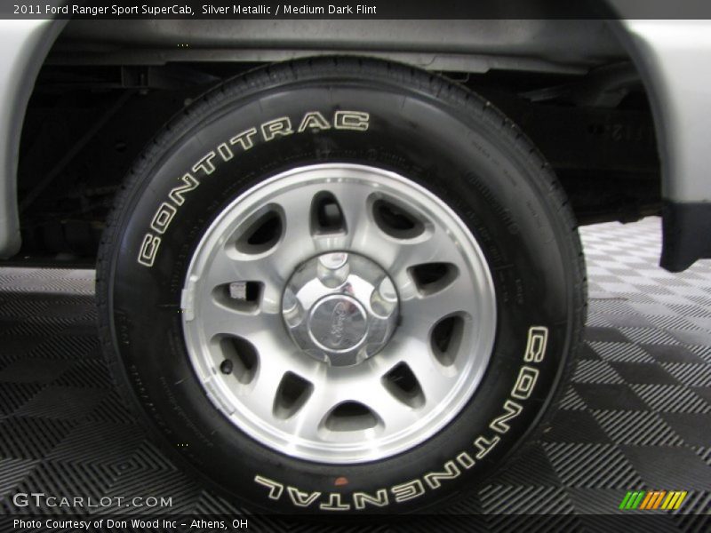 Silver Metallic / Medium Dark Flint 2011 Ford Ranger Sport SuperCab