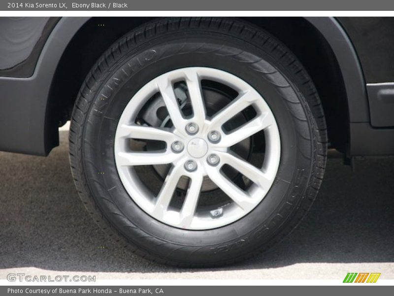 Ebony Black / Black 2014 Kia Sorento LX