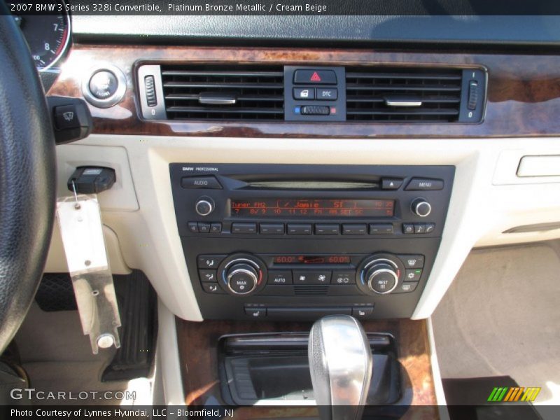 Platinum Bronze Metallic / Cream Beige 2007 BMW 3 Series 328i Convertible