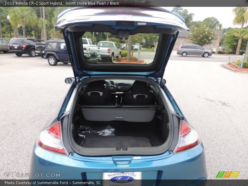 North Shore Blue Pearl / Black 2013 Honda CR-Z Sport Hybrid