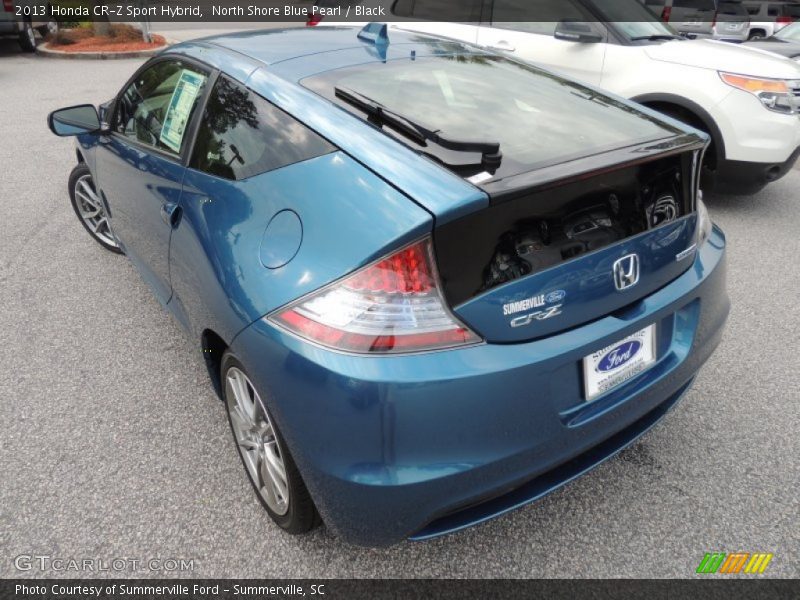 North Shore Blue Pearl / Black 2013 Honda CR-Z Sport Hybrid
