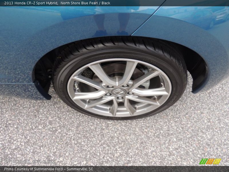 North Shore Blue Pearl / Black 2013 Honda CR-Z Sport Hybrid