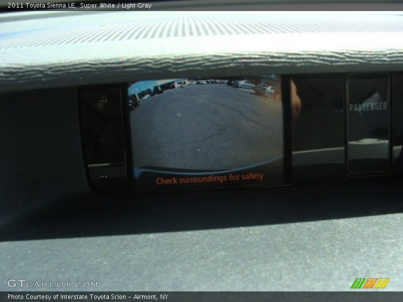 Super White / Light Gray 2011 Toyota Sienna LE