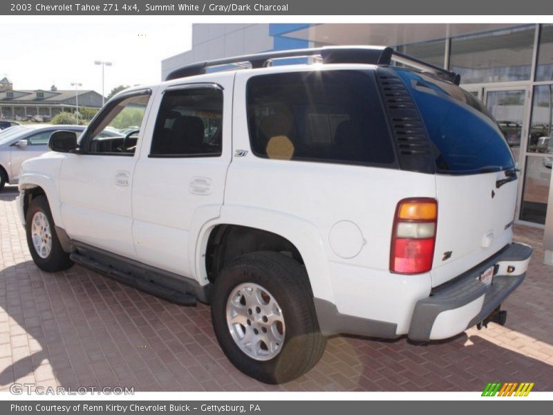 Summit White / Gray/Dark Charcoal 2003 Chevrolet Tahoe Z71 4x4