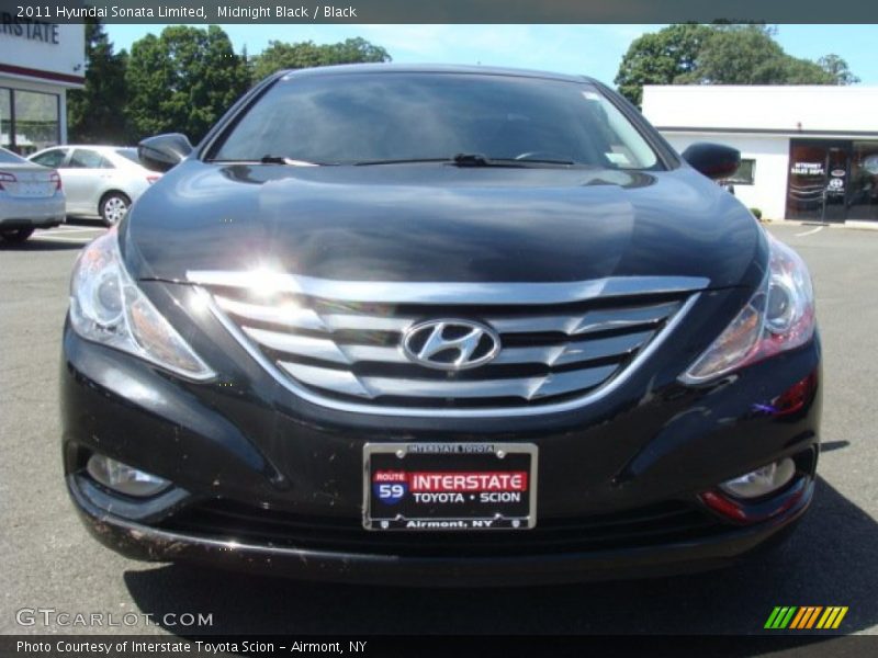 Midnight Black / Black 2011 Hyundai Sonata Limited