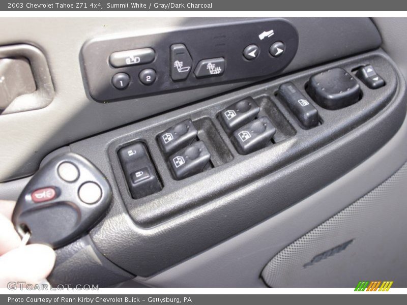 Summit White / Gray/Dark Charcoal 2003 Chevrolet Tahoe Z71 4x4